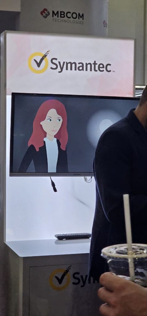 غرفه شرکت symantec