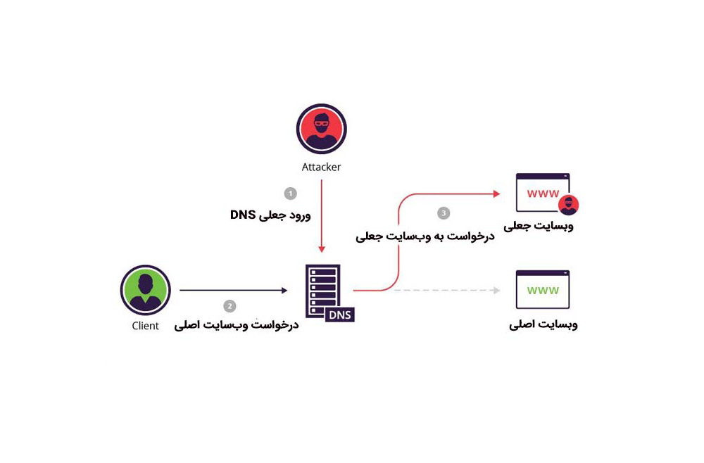 انواع حملات DNS