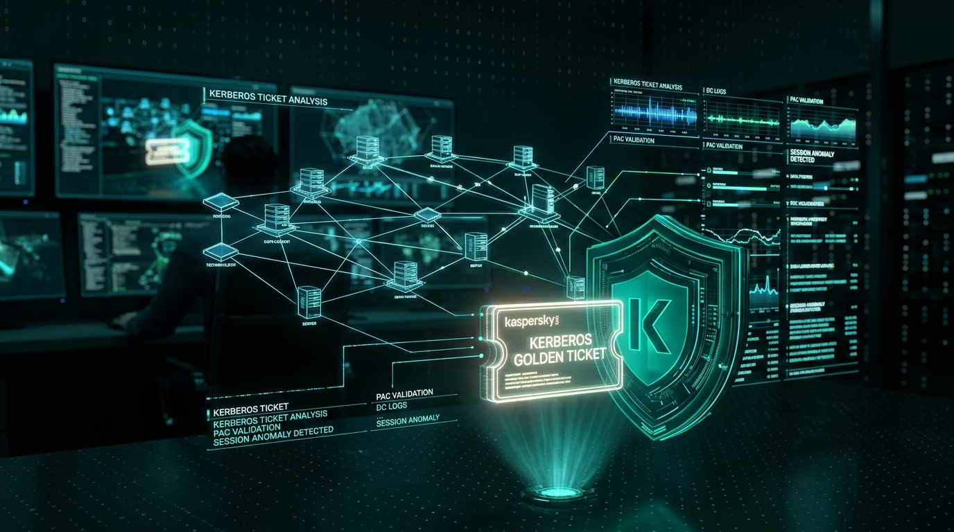 شناسایی و مهار حمله Golden Ticket در Active Directory با راهکارهای امنیتی کسپرسکی