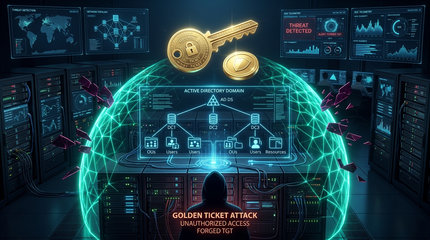 حمله Golden Ticket در Active Directory - شناسایی و مهار با کسپرسکی